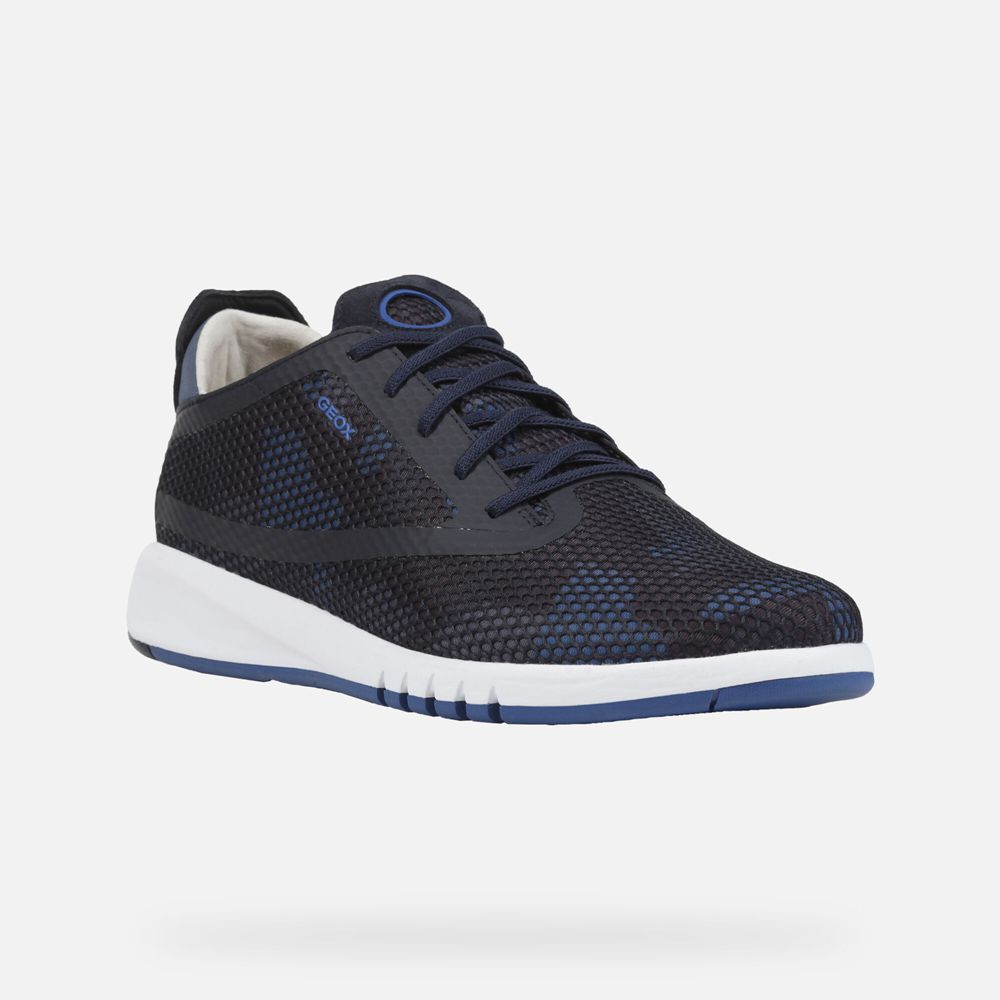 Geox Erkek Spor Ayakkabı Lacivert - Aerantis - ARH-085439